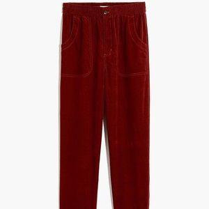 MADEWELL Huston Corduroy Crop Pants